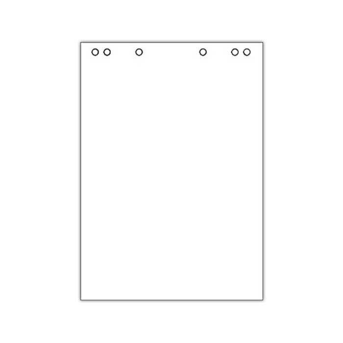 Flipchartblock blanko / blanko