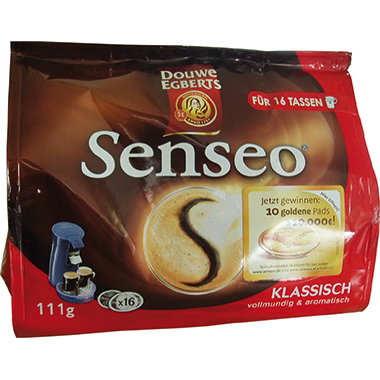 Kaffeepads Jacobs Senseo Classic 16 Stück