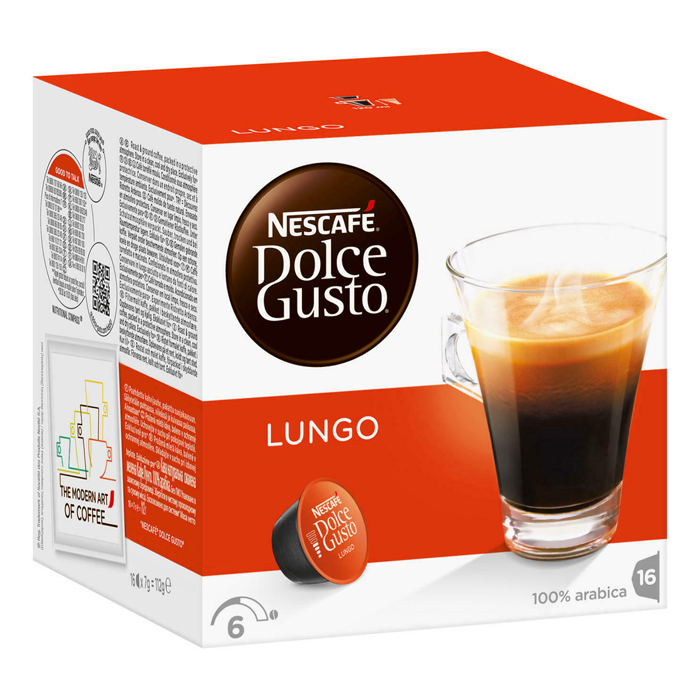 Kaffeekapseln Nescafe Dolce Gusto Lungo 16 Stück