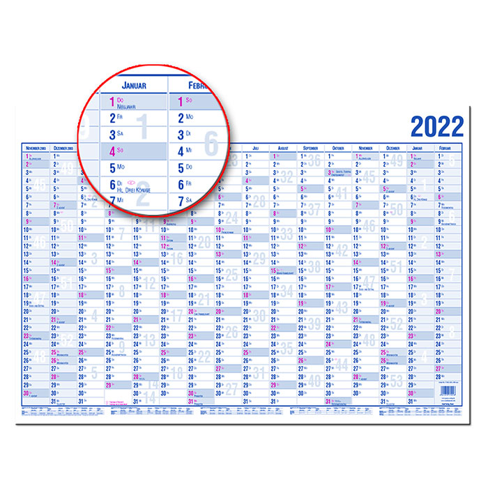 Plakatkalender 2023 16 Monate