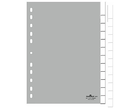 Register A4 12 - teilig blanko