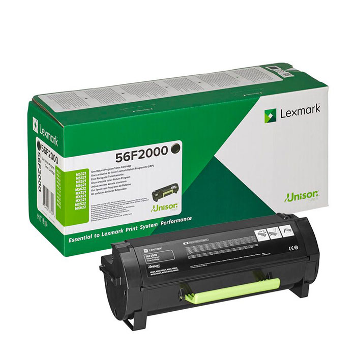 Toner Lexmark 56F2000 schwarz 6.000 Seiten