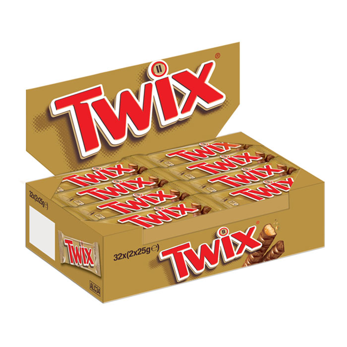 Twix Riegel Vollmilchschokolade 32 x 50 g