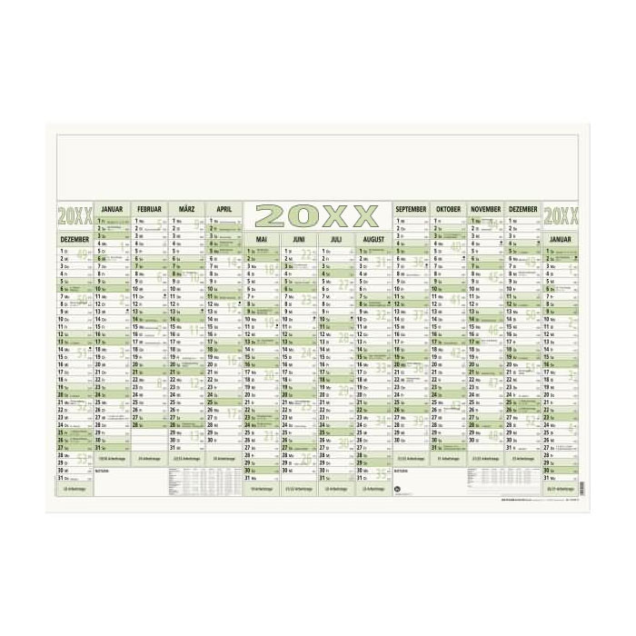 Plakatkalender 14 Monate