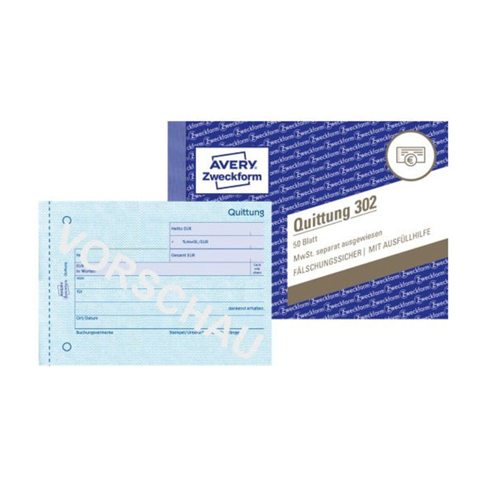Quittungsblock A6 quer