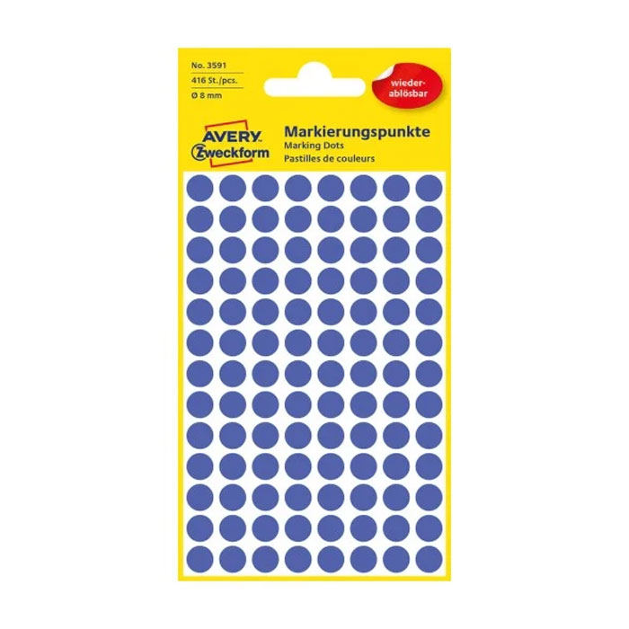 Markierungspunkte Ø 8 mm blau